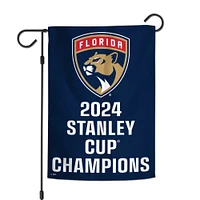 WinCraft Florida Panthers 2024 Stanley Cup Champions 12" x 18" Double-Sided Garden Flag