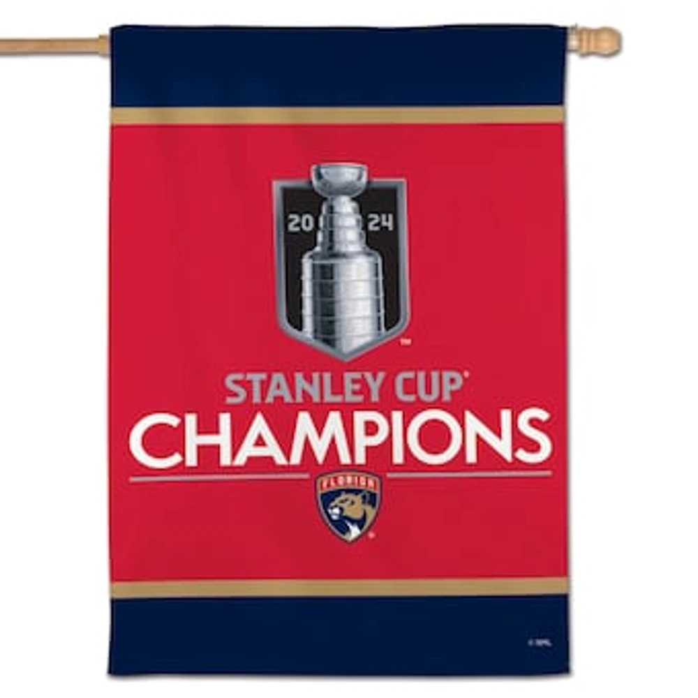 WinCraft Florida Panthers 2024 Stanley Cup Champions 28" x 40" Double-Sided Vertical Banner