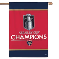 WinCraft Florida Panthers 2024 Stanley Cup Champions 28" x 40" Double-Sided Vertical Banner