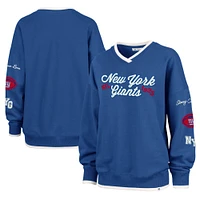 Women's Stoney Clover Lane x '47 Royal New York Giants Eighties Pullover Sweatshirt