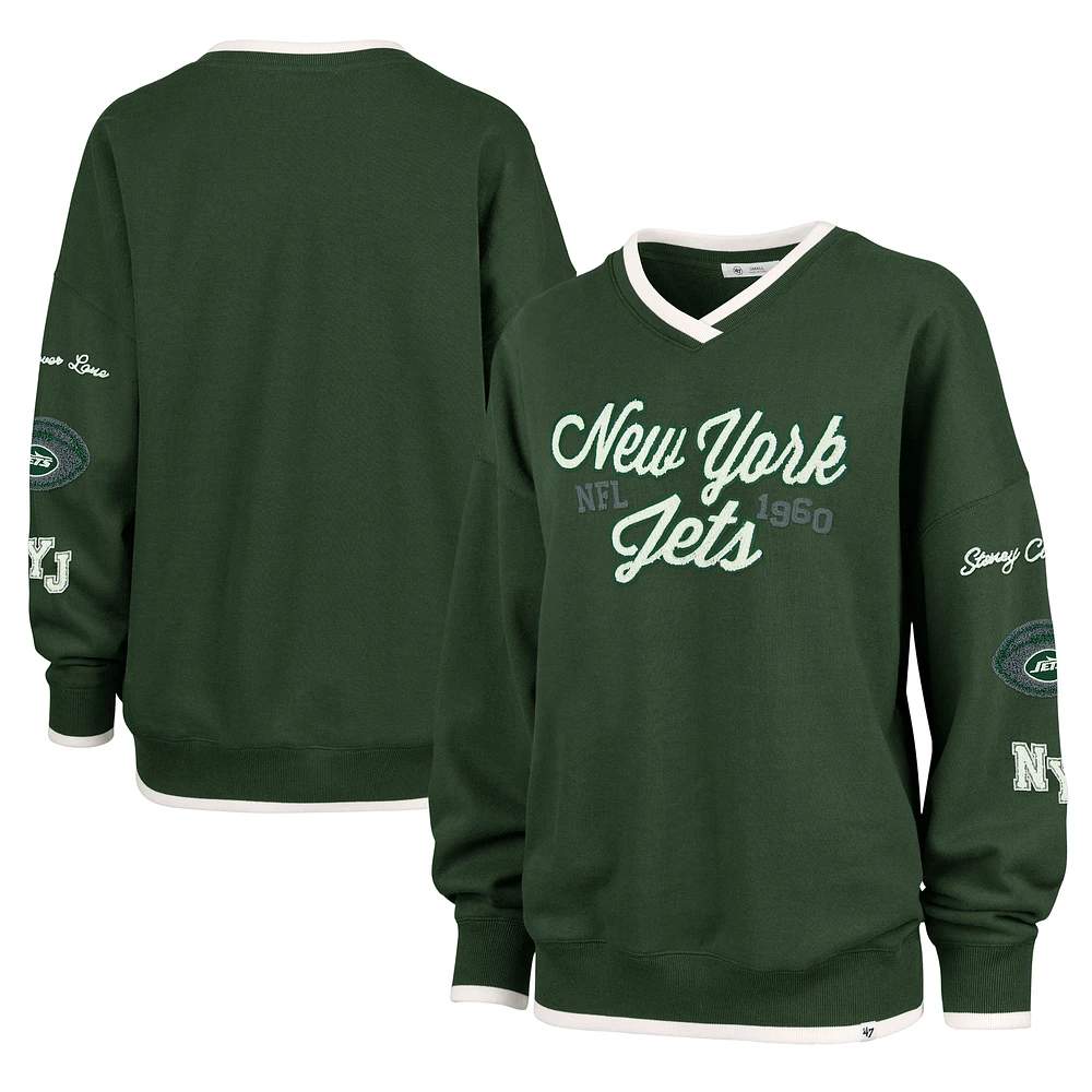 Women's Stoney Clover Lane x '47 Green New York Jets Eighties Pullover Sweatshirt