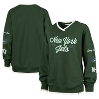 Women's Stoney Clover Lane x '47 Green New York Jets Eighties Pullover Sweatshirt