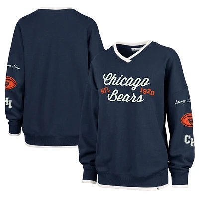 Women's Stoney Clover Lane x '47 Navy Chicago Bears Eighties Pullover Sweatshirt