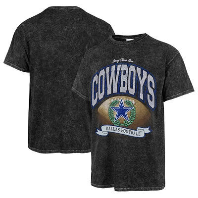 Women's Stoney Clover Lane x '47 Black Dallas Cowboys Glitter Rocker Retro Tubular T-Shirt