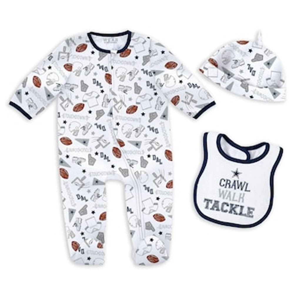 Newborn & Infant WEAR by Erin Andrews Dallas Cowboys Sleep Play Set