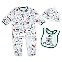 Newborn & Infant WEAR by Erin Andrews New York Jets Sleep Play Set