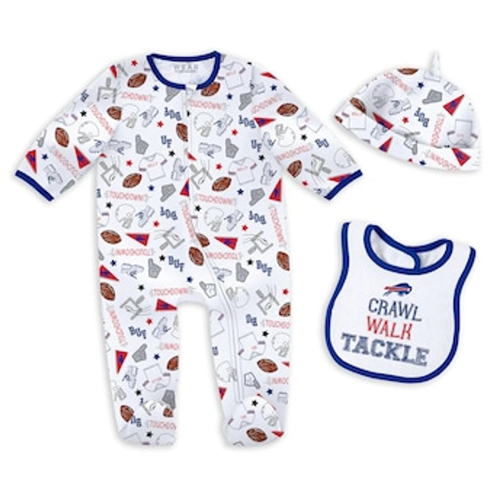 Newborn & Infant WEAR by Erin Andrews Buffalo Bills Sleep Play Set