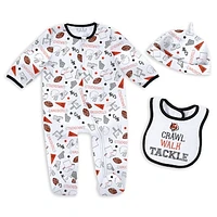 Newborn & Infant WEAR by Erin Andrews Cincinnati Bengals Sleep Play Set