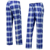 Women's Concepts Sport Royal Indianapolis Colts Ashford Plaid Knit Pants