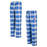 Women's Concepts Sport Royal Buffalo Bills Ashford Plaid Knit Pants