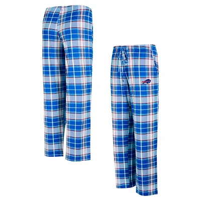 Women's Concepts Sport Royal Buffalo Bills Ashford Plaid Knit Pants