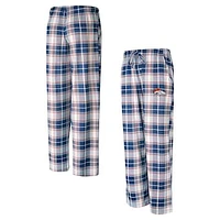 Women's Concepts Sport Navy Denver Broncos Ashford Plaid Knit Pants