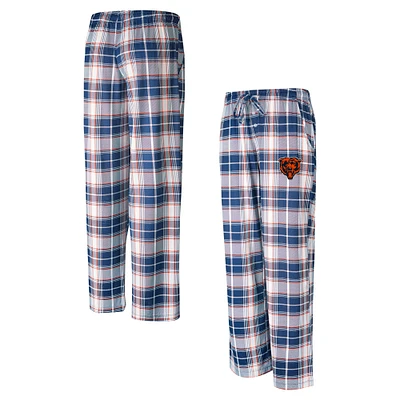 Women's Concepts Sport Navy Chicago Bears Ashford Plaid Knit Pants