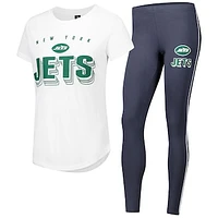 Women's Concepts Sport New York Jets Sonata T-Shirt & Leggings Lounge Set