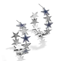 BaubleBar Dallas Cowboys Cut-Out Star Hoop Earrings