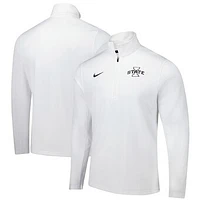 Men's Nike Iowa State Cyclones Whiteout Performance Training Quarter-Zip Top