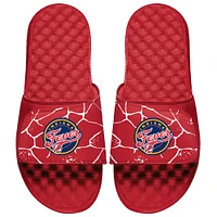 Unisex ISlide Red Indiana Fever Shattered Slide Sandals