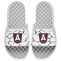 Unisex ISlide White Atlanta Dream Shattered Slide Sandals