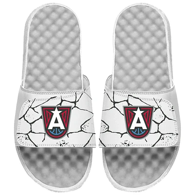 Unisex ISlide White Atlanta Dream Shattered Slide Sandals