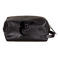 Baltimore Orioles Hybrid Leather Lined Dopp Toiletry Bag