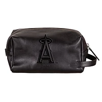 Los Angeles Angels Hybrid Leather Lined Dopp Toiletry Bag