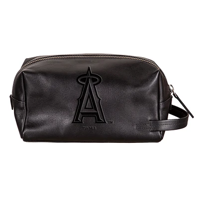 Los Angeles Angels Hybrid Leather Lined Dopp Toiletry Bag
