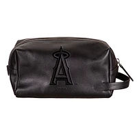 Los Angeles Angels Hybrid Leather Lined Dopp Toiletry Bag