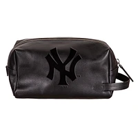 New York Yankees Hybrid Leather Lined Dopp Toiletry Bag