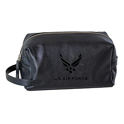 Air Force Falcons Hybrid Leather Lined Dopp Toiletry Bag