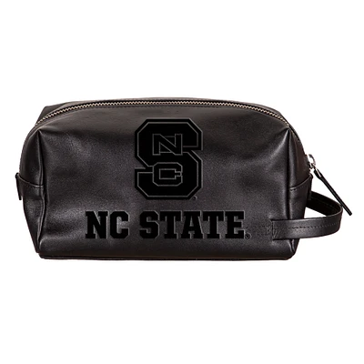 NC State Wolfpack Hybrid Leather Lined Dopp Toiletry Bag