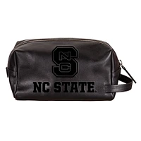 NC State Wolfpack Hybrid Leather Lined Dopp Toiletry Bag