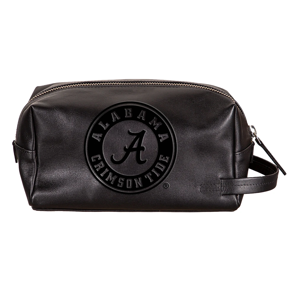 Alabama Crimson Tide Hybrid Leather Lined Dopp Toiletry Bag