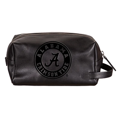Alabama Crimson Tide Hybrid Leather Lined Dopp Toiletry Bag