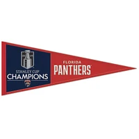 WinCraft Florida Panthers 2024 Stanley Cup Champions 13" x 32" Wool Pennant