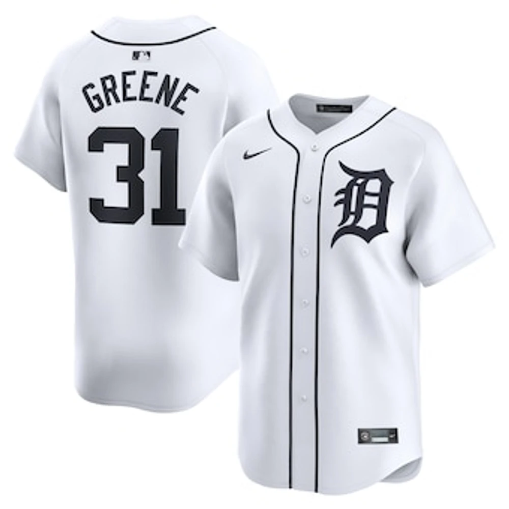 Youth Nike Riley Greene White Detroit Tigers Home Limited Player Jersey