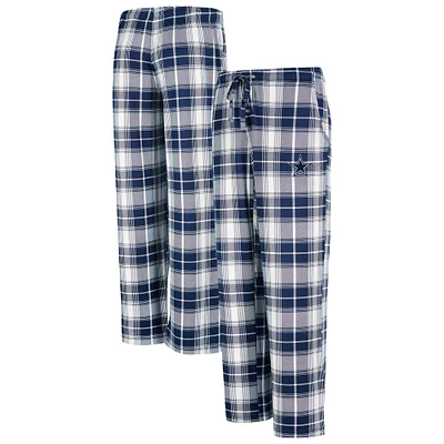 Women's Concepts Sport Navy/Gray Dallas Cowboys Ashford Plaid Knit Pants