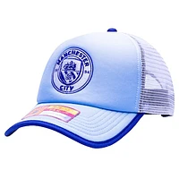 Men's   Light Blue Manchester City Destiny Trucker Adjustable Hat