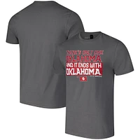 Unisex BreakingT Anthracite Oklahoma Sooners  Only One T-Shirt