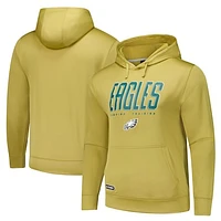 Men's Gold Philadelphia Eagles Top Ranked Pullover Hoodie