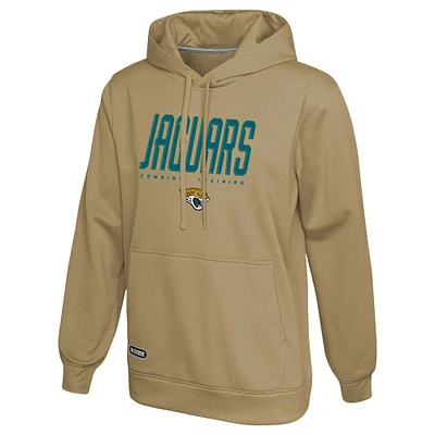 Men's Khaki Jacksonville Jaguars Top Ranked Pullover Hoodie