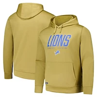 Men's Gold Detroit Lions Top Ranked Pullover Hoodie