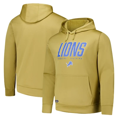 Men's Gold Detroit Lions Top Ranked Pullover Hoodie