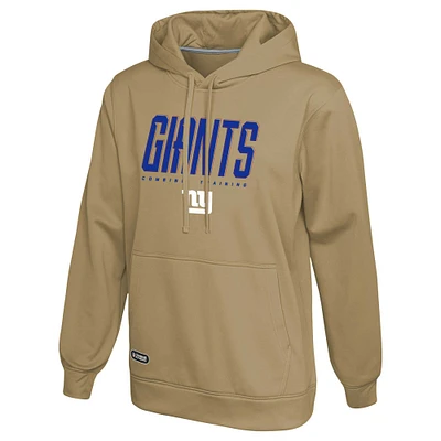 Men's Khaki New York Giants Top Ranked Pullover Hoodie