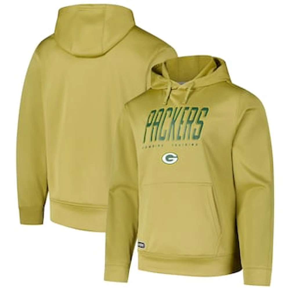 Men's Gold Green Bay Packers Top Ranked Pullover Hoodie