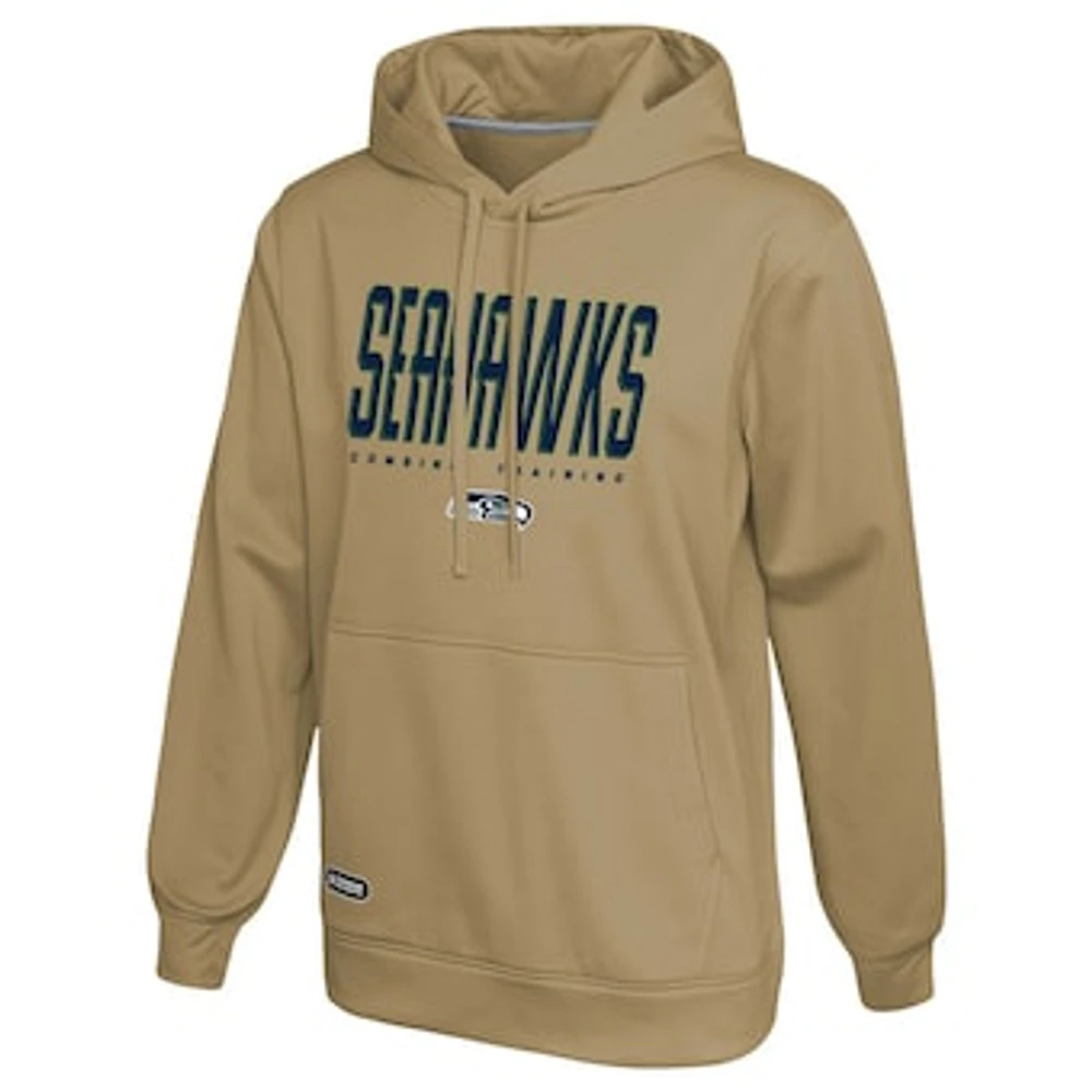 Men's Khaki Seattle Seahawks Top Ranked Pullover Hoodie