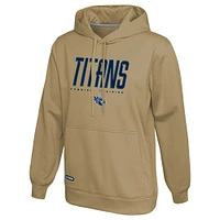 Men's Khaki Tennessee Titans Top Ranked Pullover Hoodie