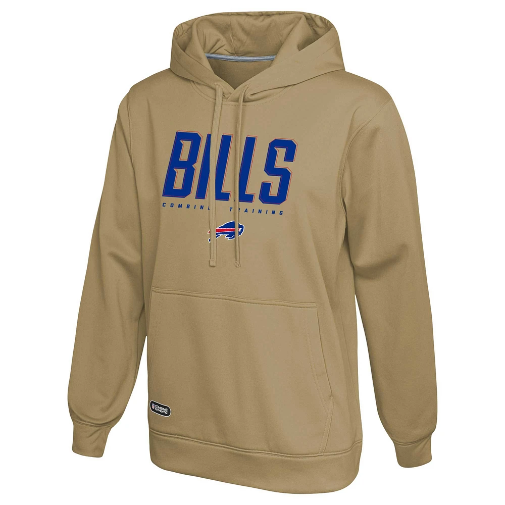 Men's Khaki Buffalo Bills Top Ranked Pullover Hoodie