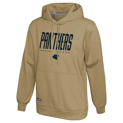 Men's Khaki Carolina Panthers Top Ranked Pullover Hoodie