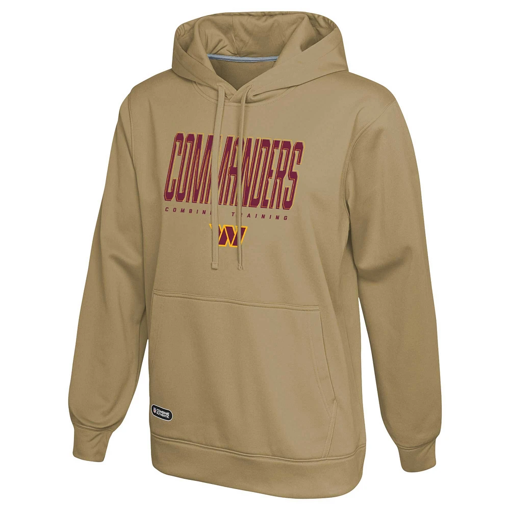 Men's Khaki Washington Commanders Top Ranked Pullover Hoodie