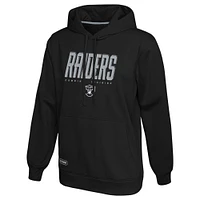 Men's Black Las Vegas Raiders Combine Authentic Pullover Hoodie